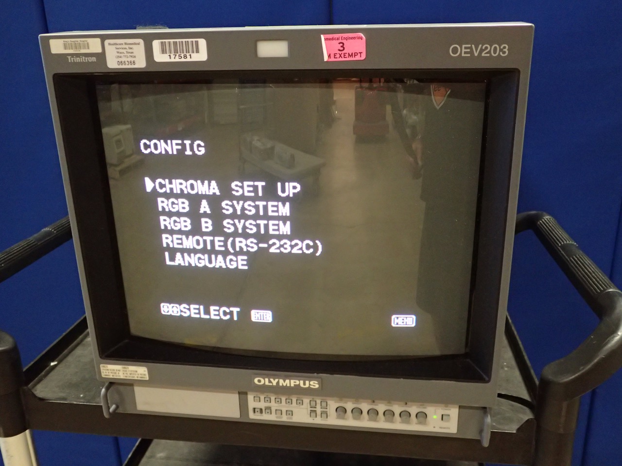 Olympus OEV 203 Trinitron Color Video Monitor | Surplus Marketplace