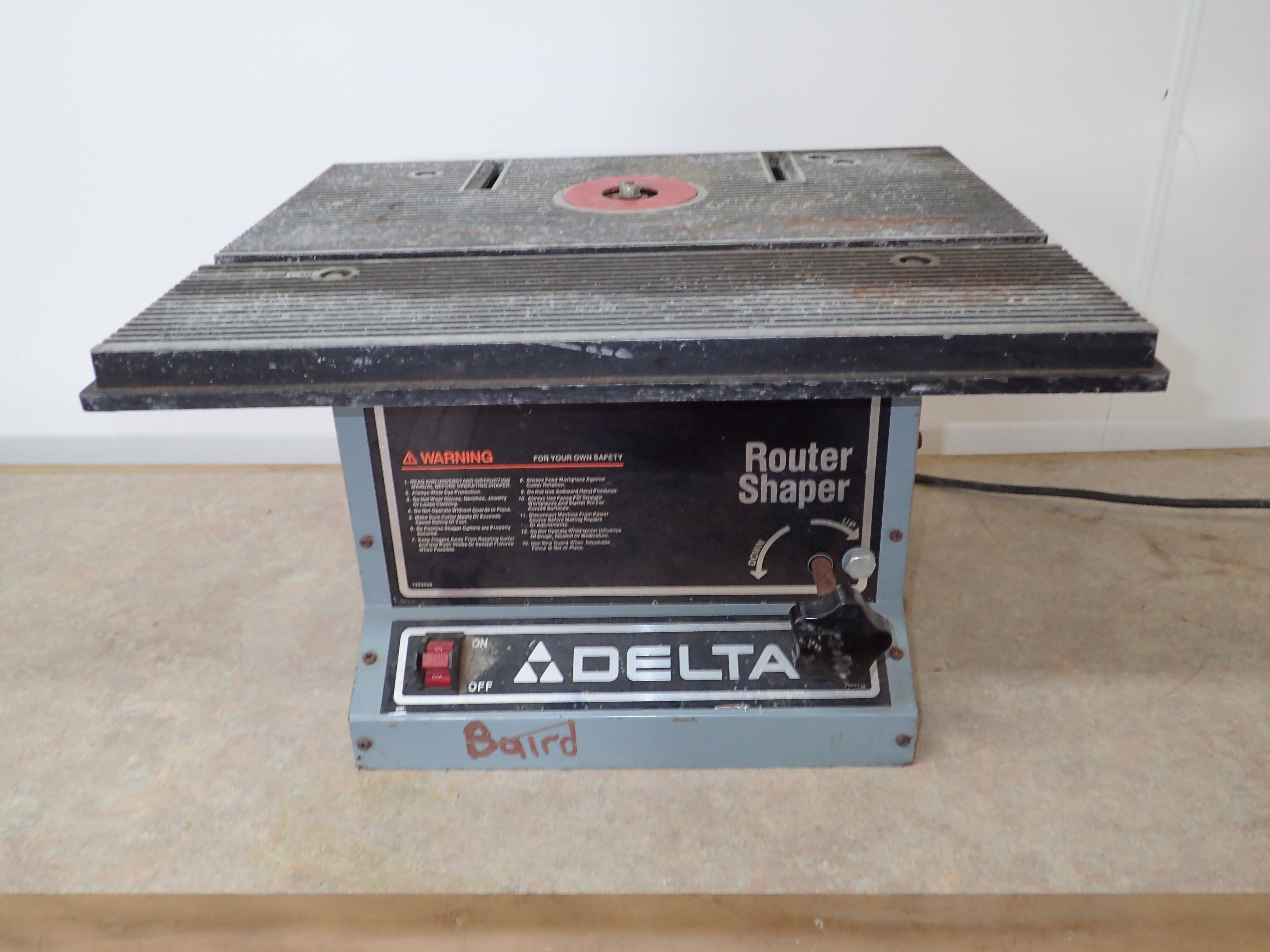 Delta router cheap shaper table