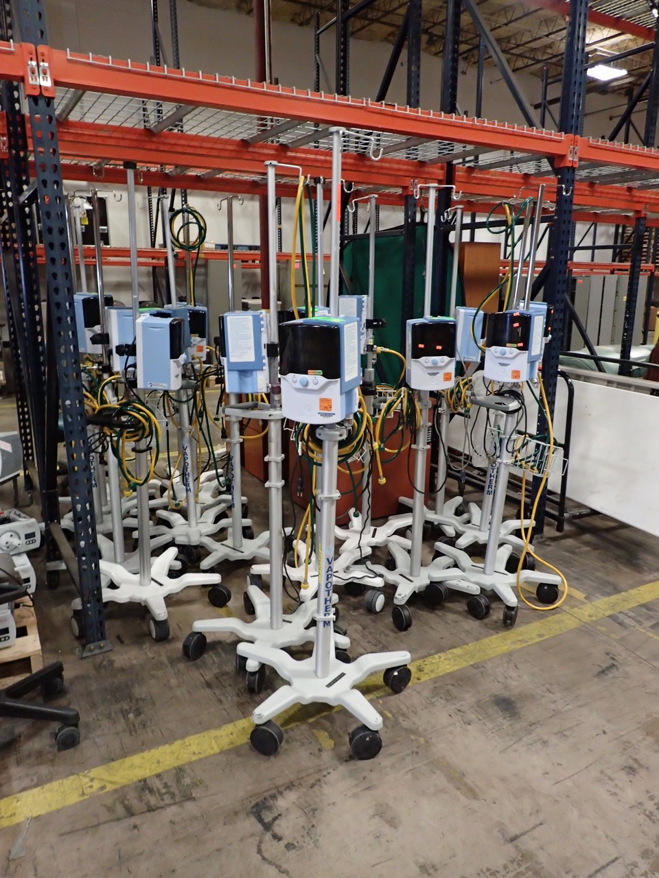 (16) VapoTherm Precision Flow Units On Stands | Surplus Marketplace