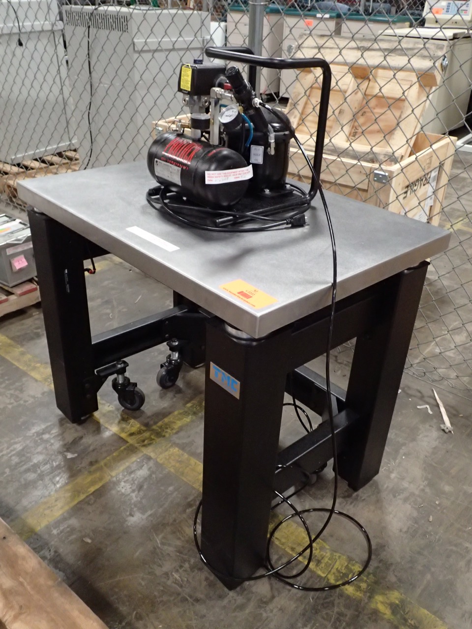 Technical Manufacturing Company Sys # 63-511 Anti-Vibration Table & Air ...