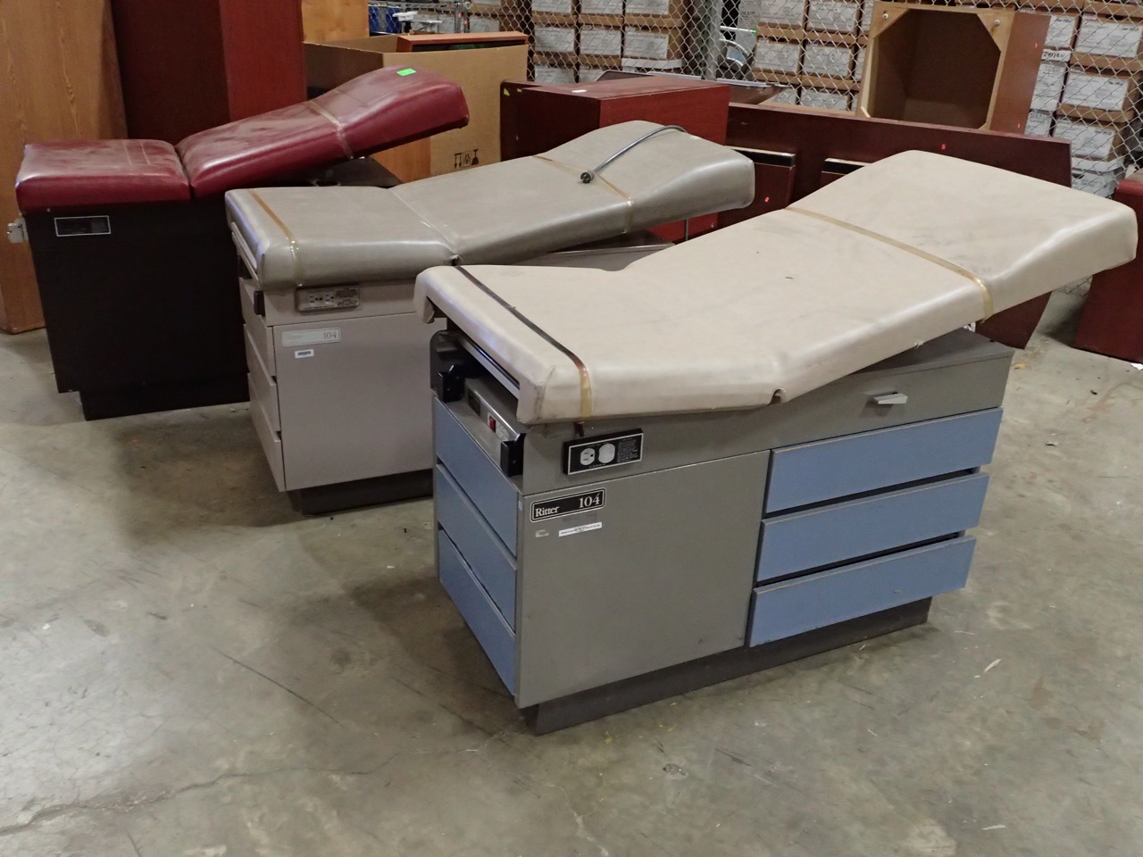(3) Ritter 104 Exam Tables Surplus Marketplace