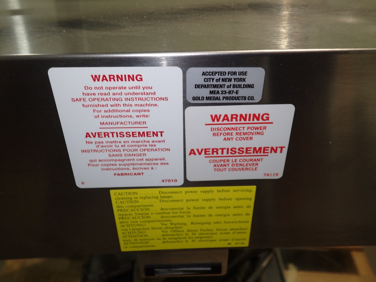 (1) Gold Medal Pop Maxx Popcorn Maker Surplus Marketplace