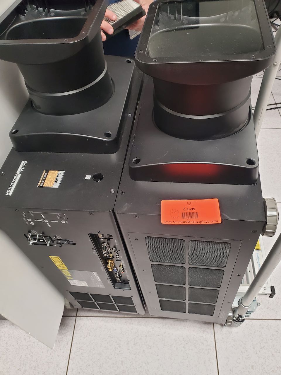 Two (2) Digital Projection HIGHlite Laser 11k WUXGA 3D Projector ...