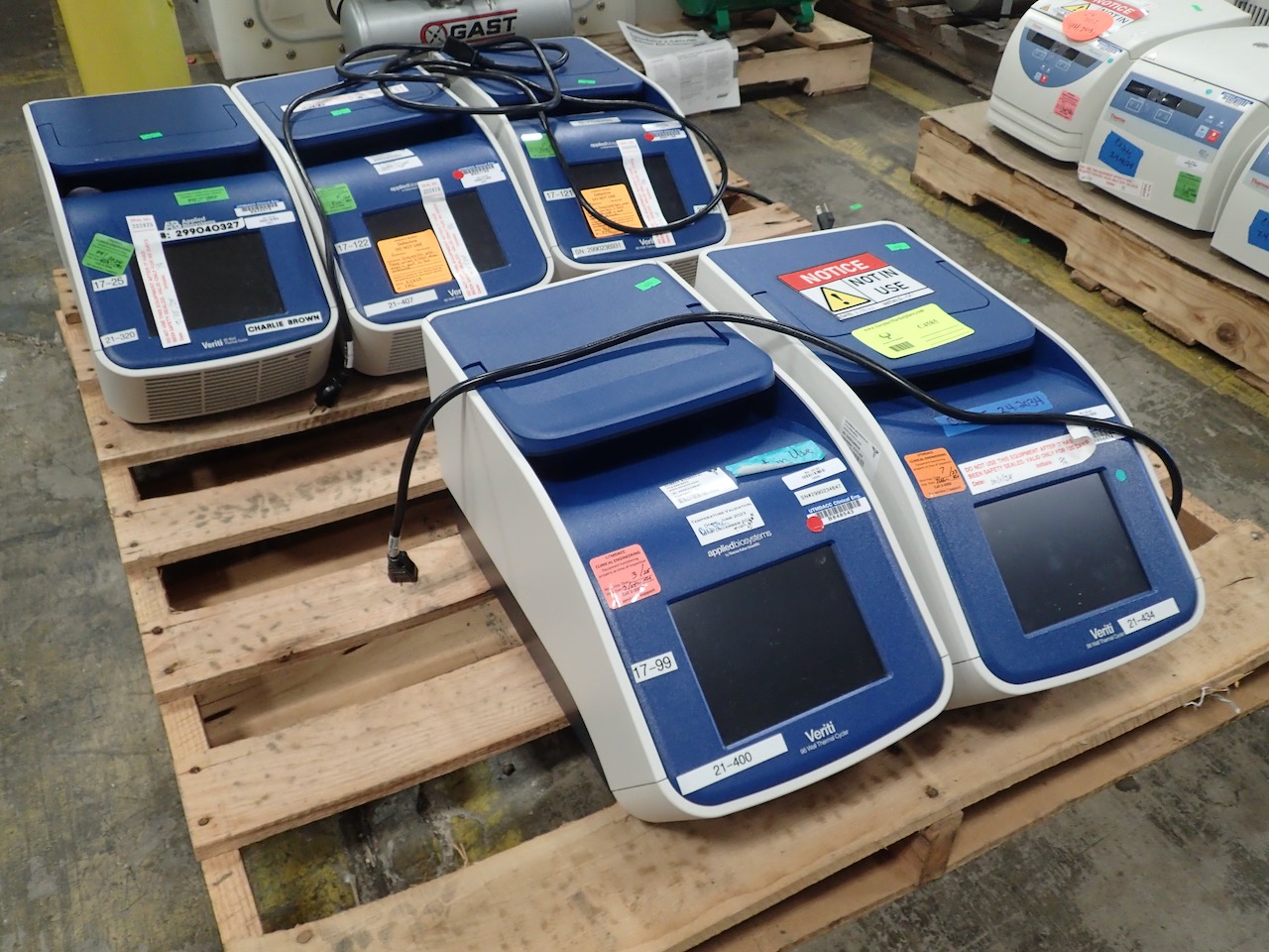 (5) Applied Biosystems Veriti 96 Well Thermal Cyclers Surplus Marketplace