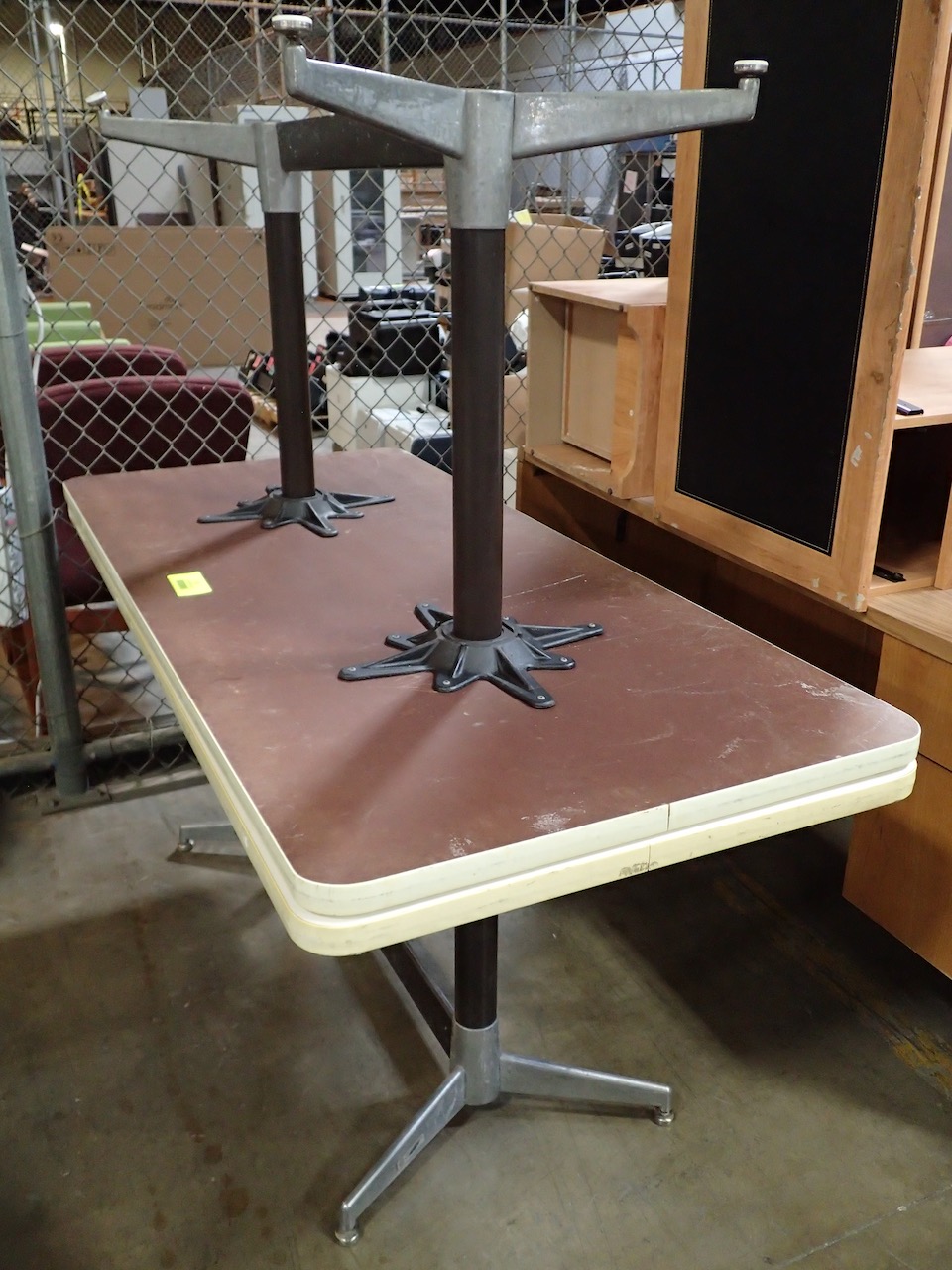 (2) Double Pedestal Tables | Surplus Marketplace