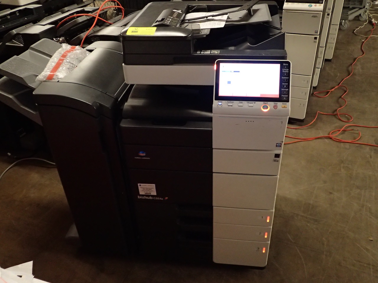 (1) Konica Minolta Bizhub C554e Color Laser Multifunction Printer ...