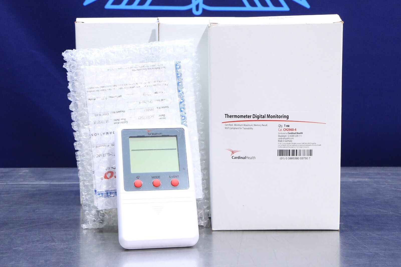 Cardinal Health CH2960-4 Thermometer Digital Monitoring Lot of 3 ...