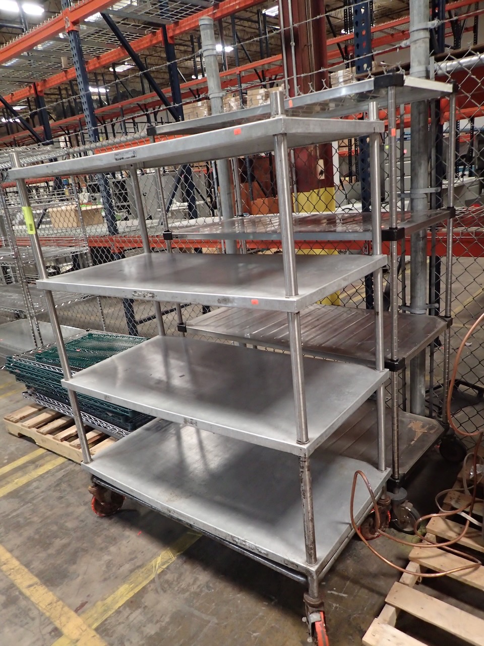Rolling Compact Racks (2) Rolling Racks | Surplus Marketplace