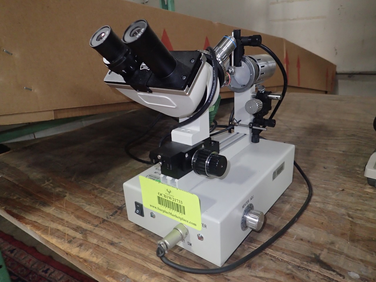 Microforge Ruler (1) Narishige MF-830 Microforge | Surplus Marketplace