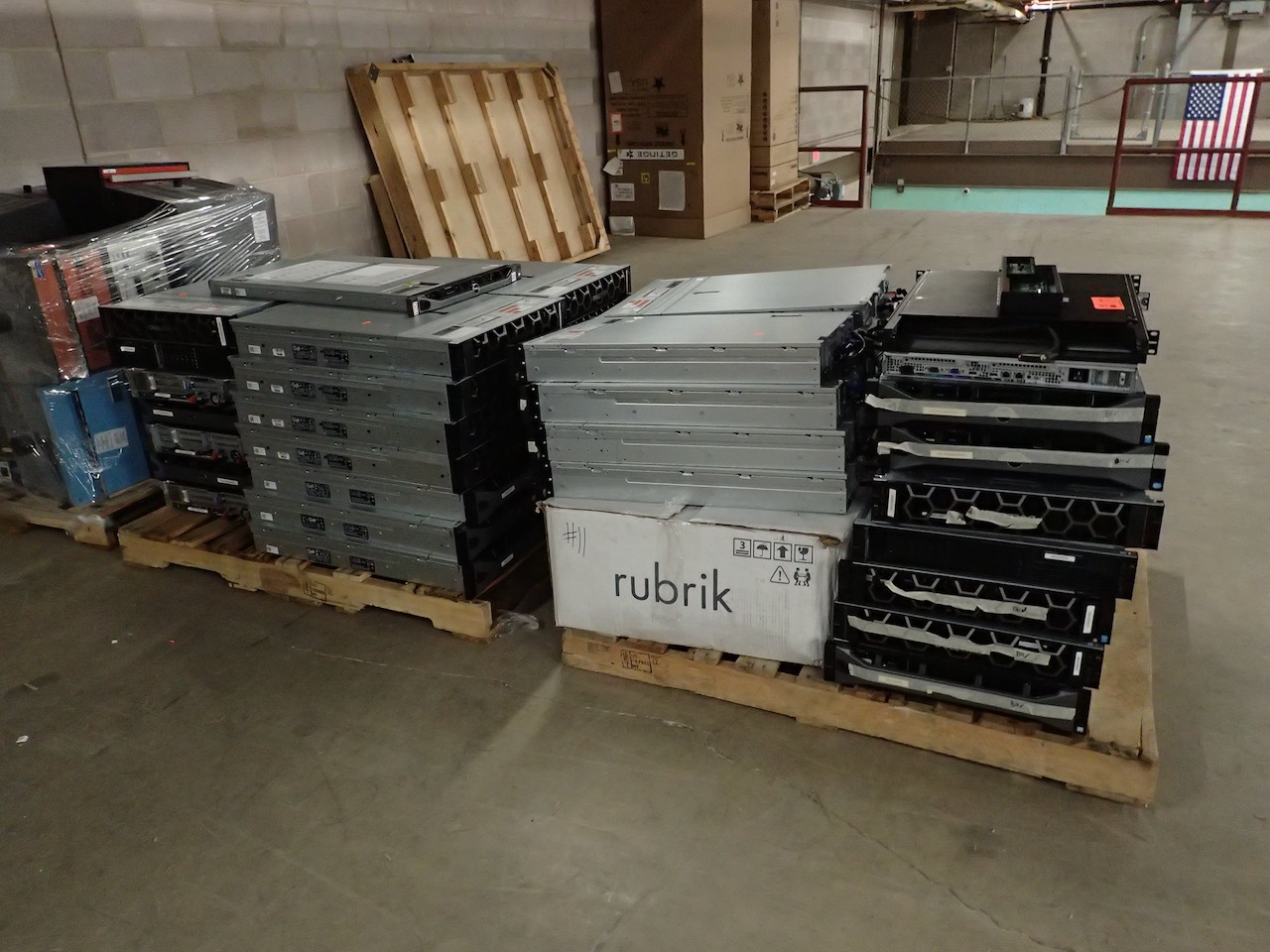 (2) Pallets Server Rack Components (Warehouse) | Surplus Marketplace
