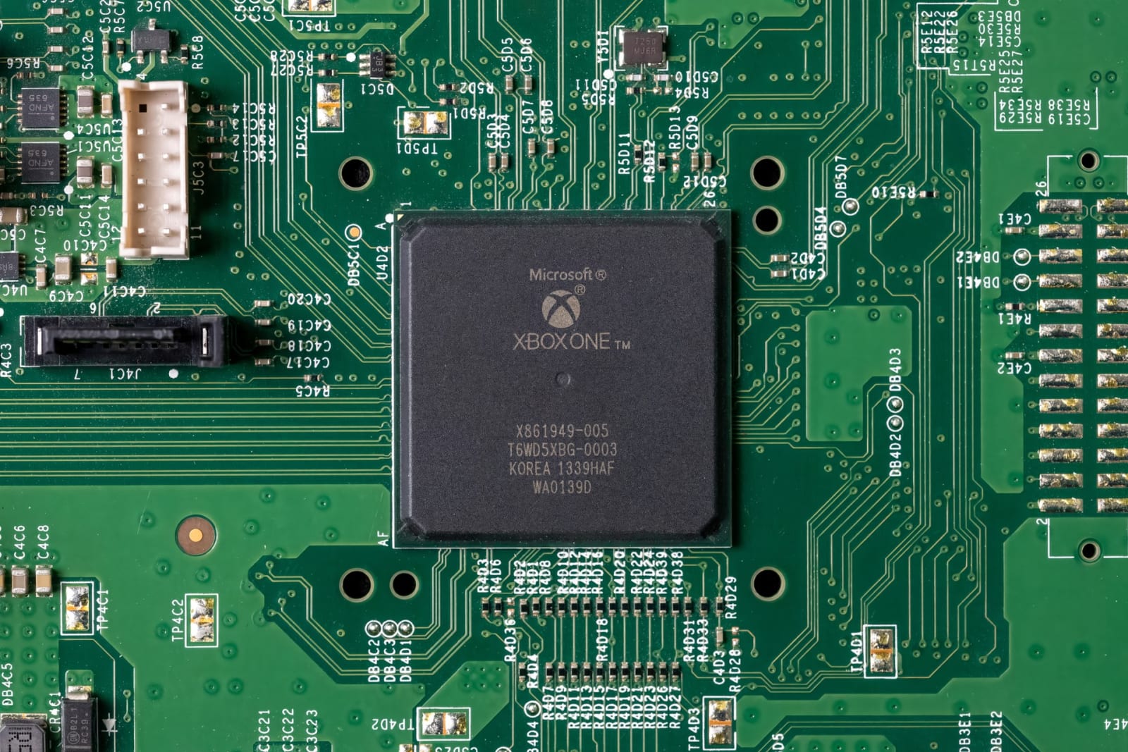 An XBOX ONE Motherboard.