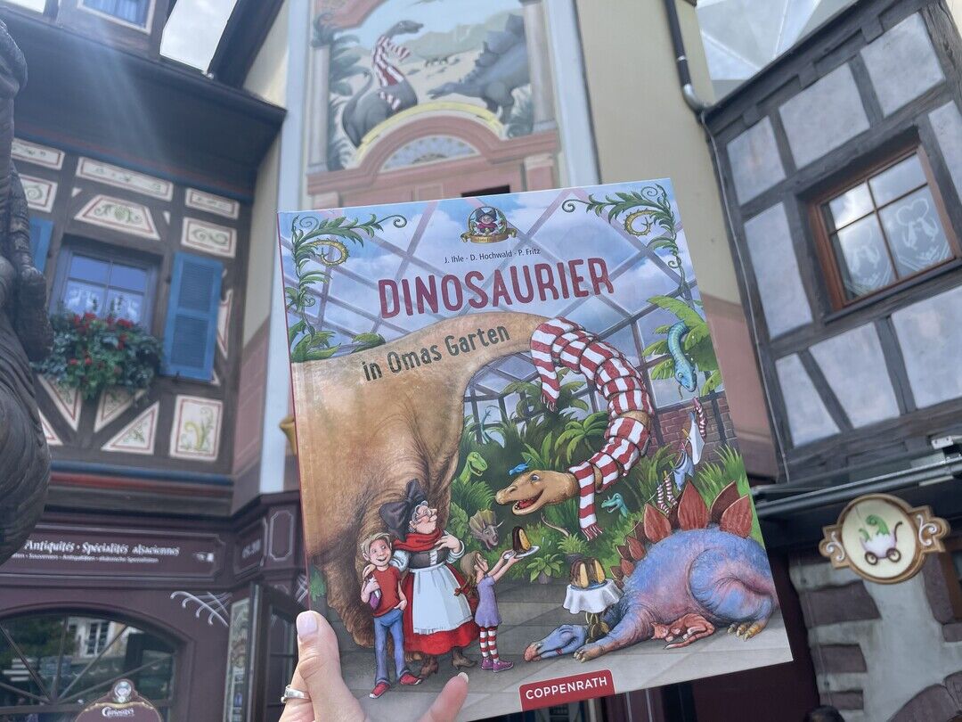 Dinosaurier in Omas Garten