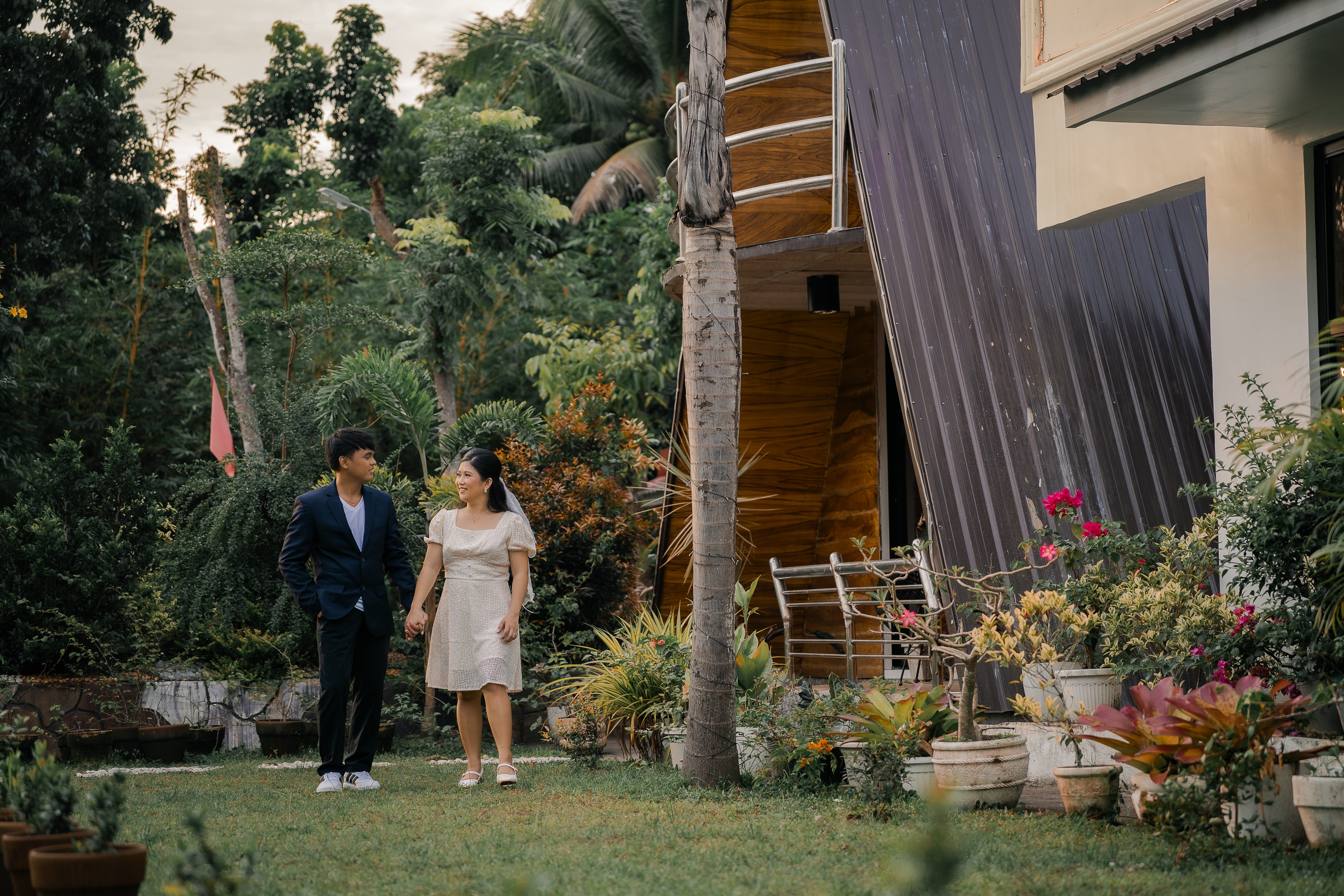 Bride and groom portraits