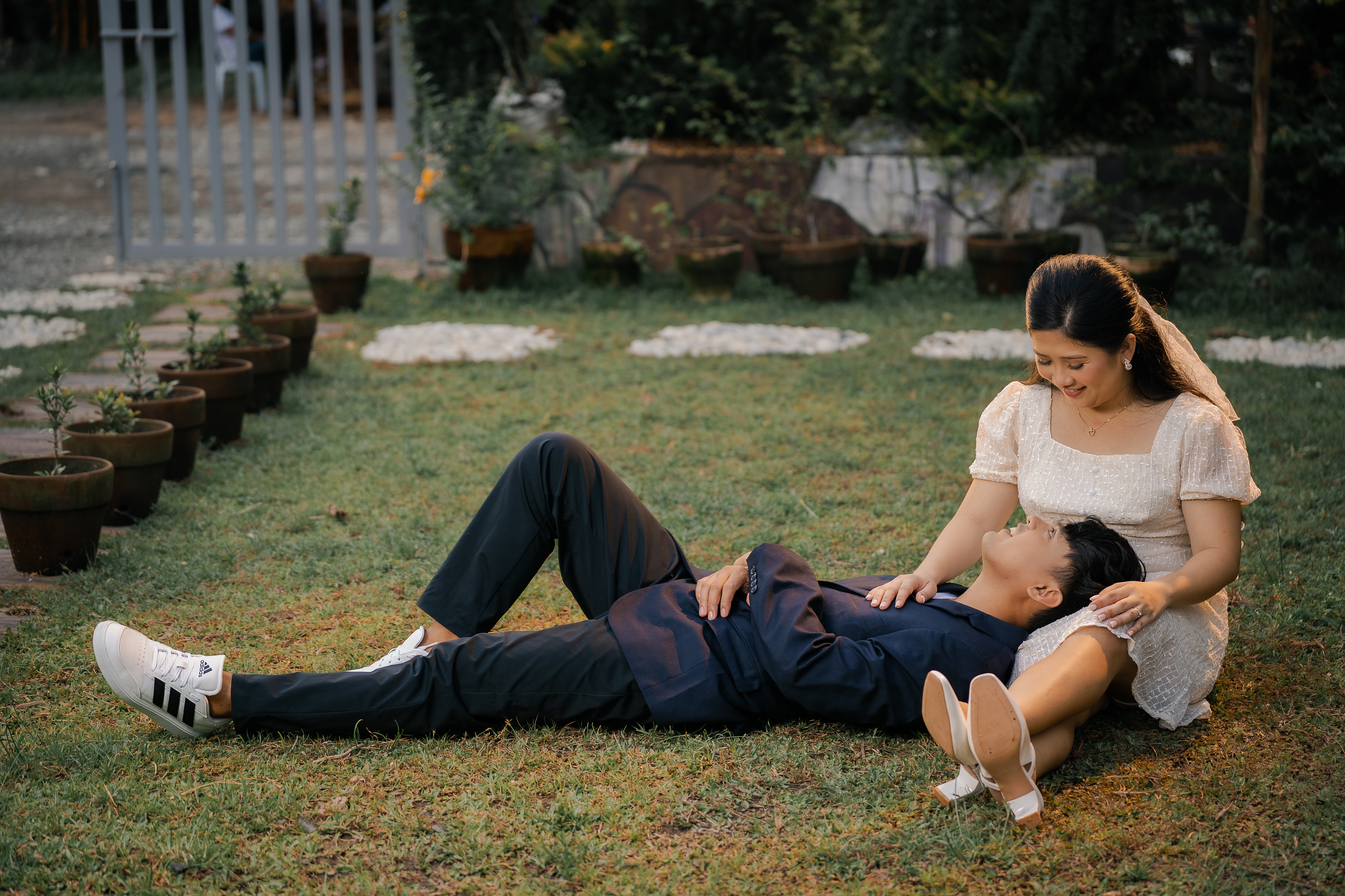 Bride and groom portraits