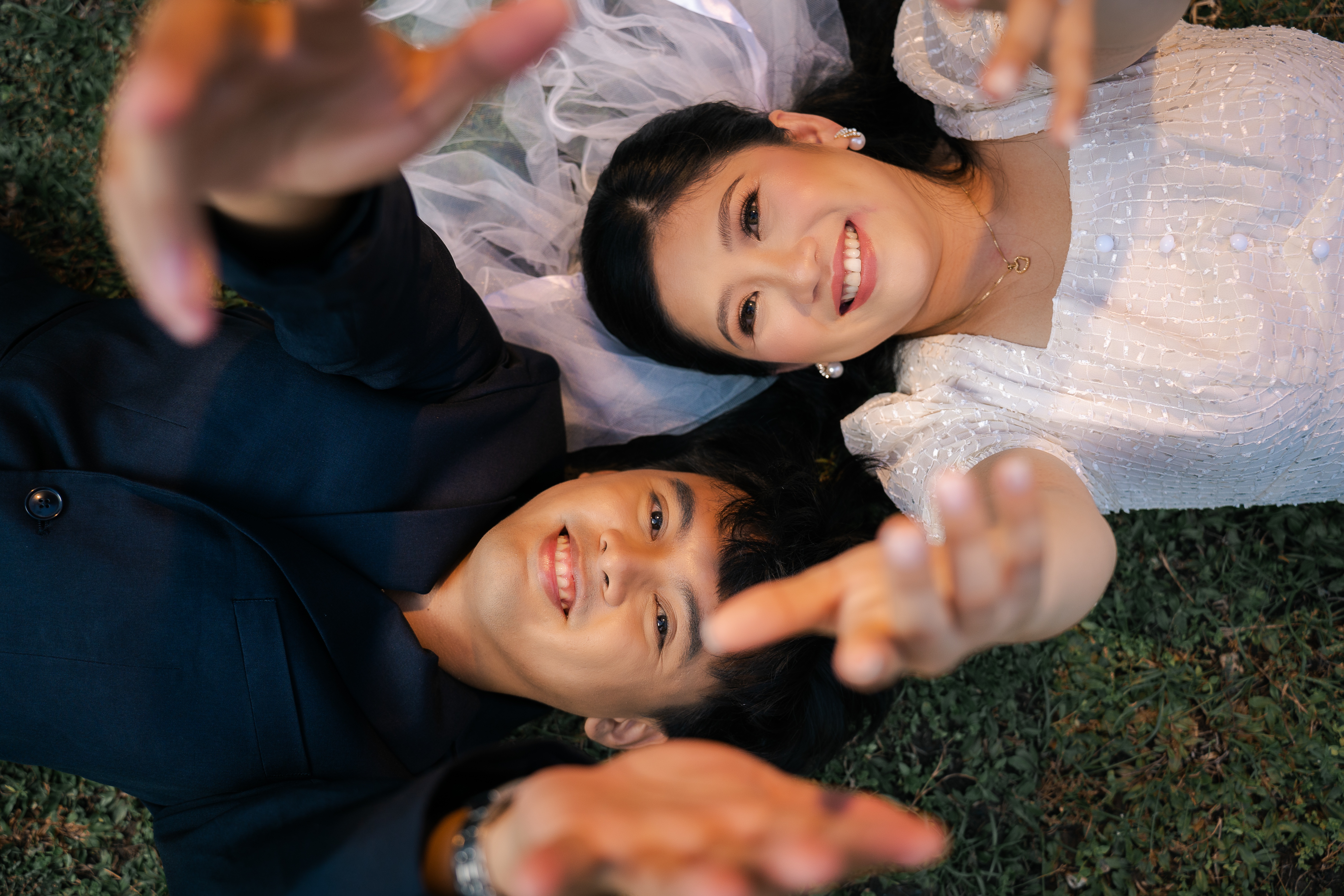 Bride and groom portraits