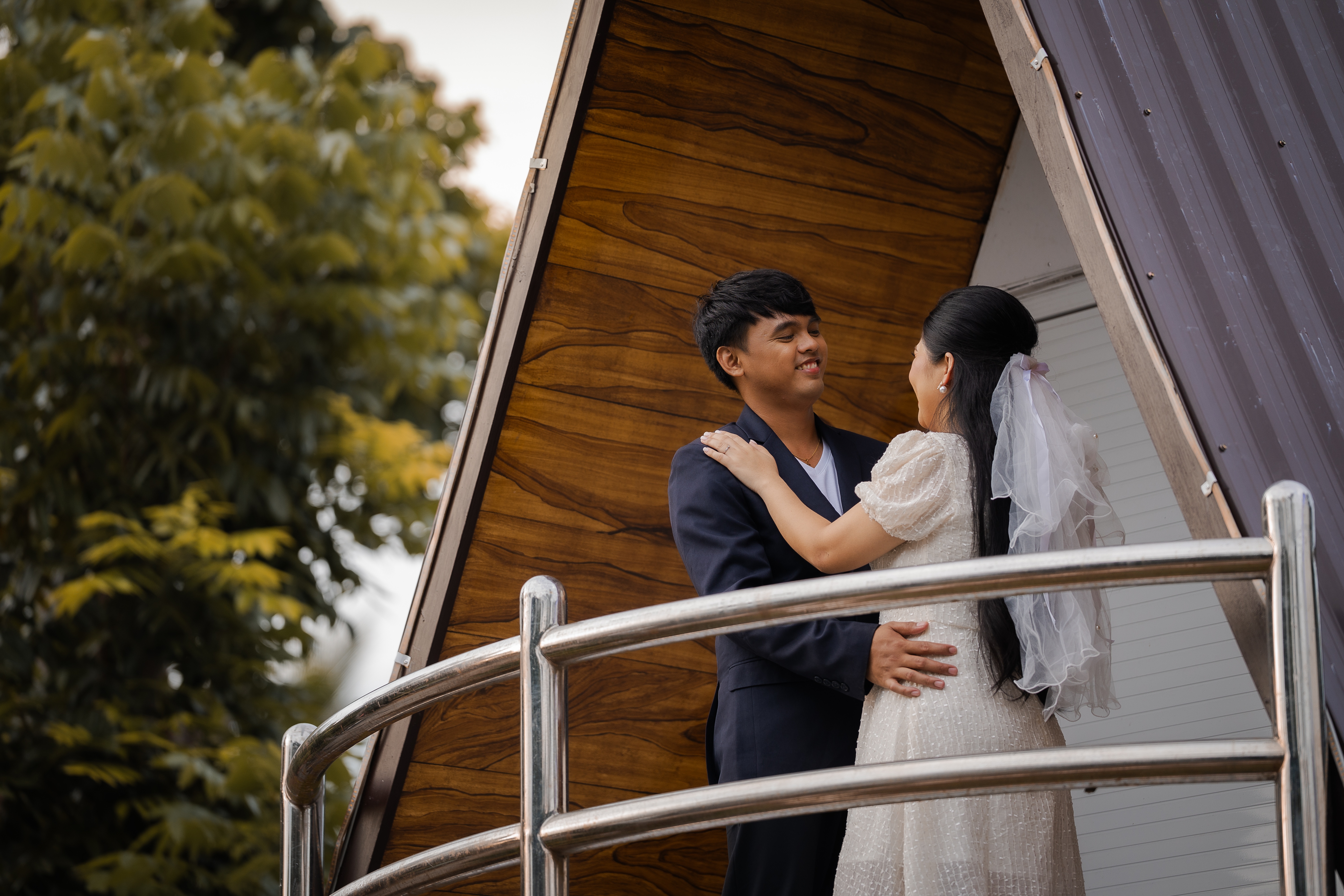 Bride and groom portraits