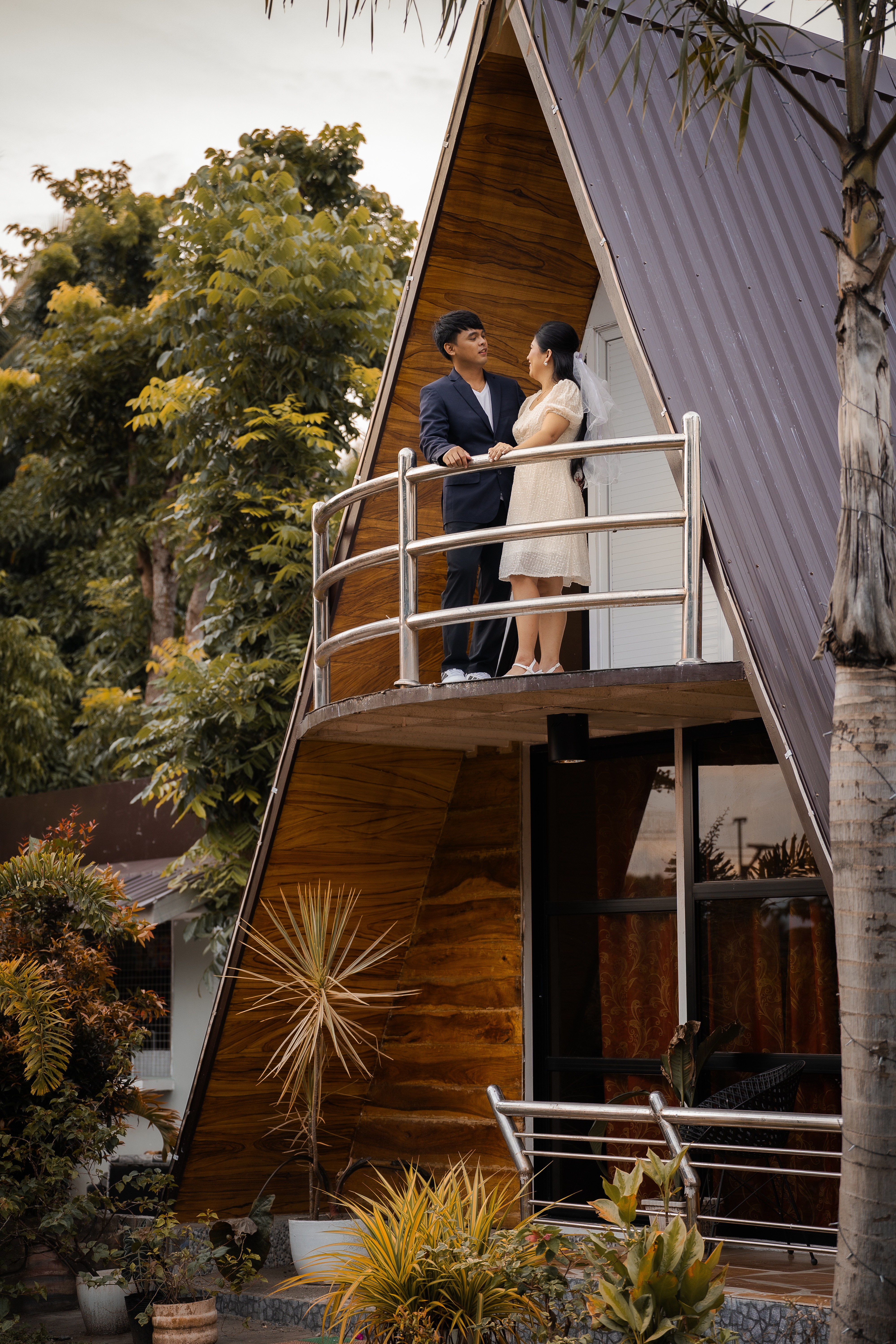 Bride and groom portraits