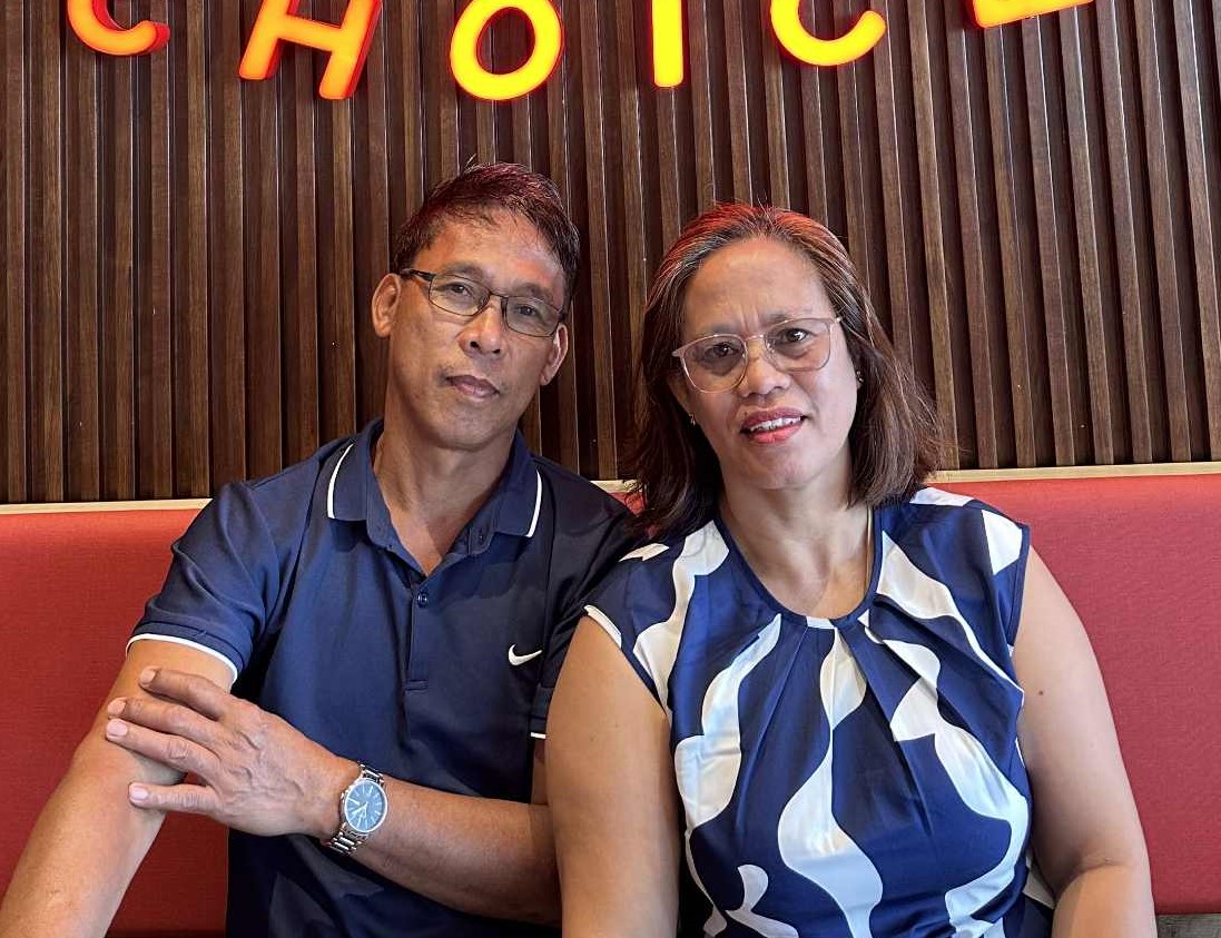 Mr. & Mrs. Apolinario Jr. and Cherry Castro