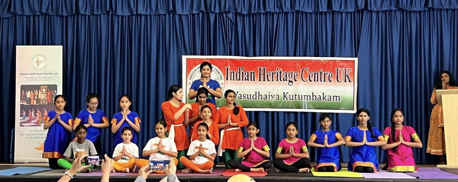 Happy Faces of young adults at the cultural event