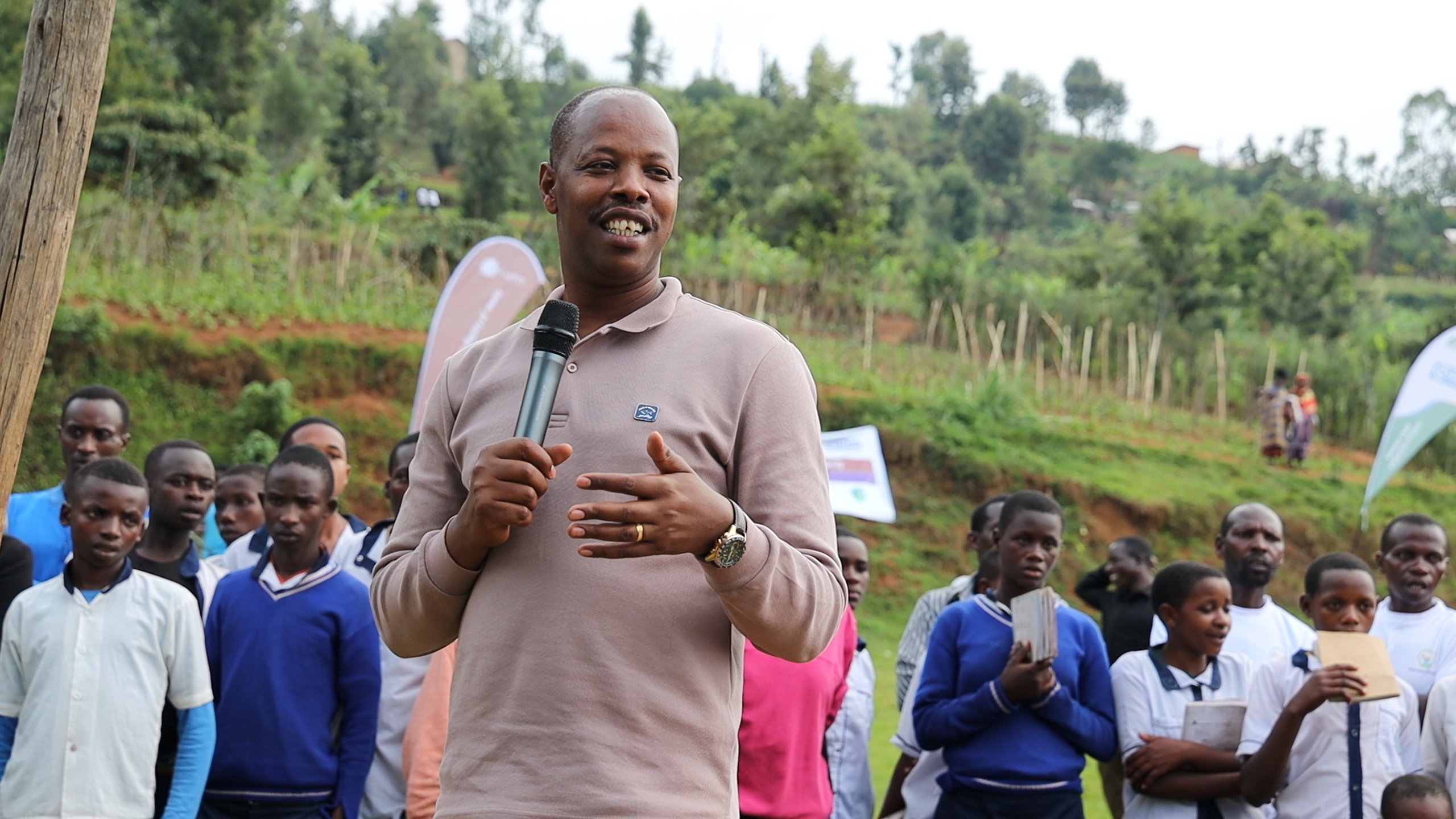 Mr. Janvier Gashema, Nyaruguru District Vice Mayor in charge of Economic Development.