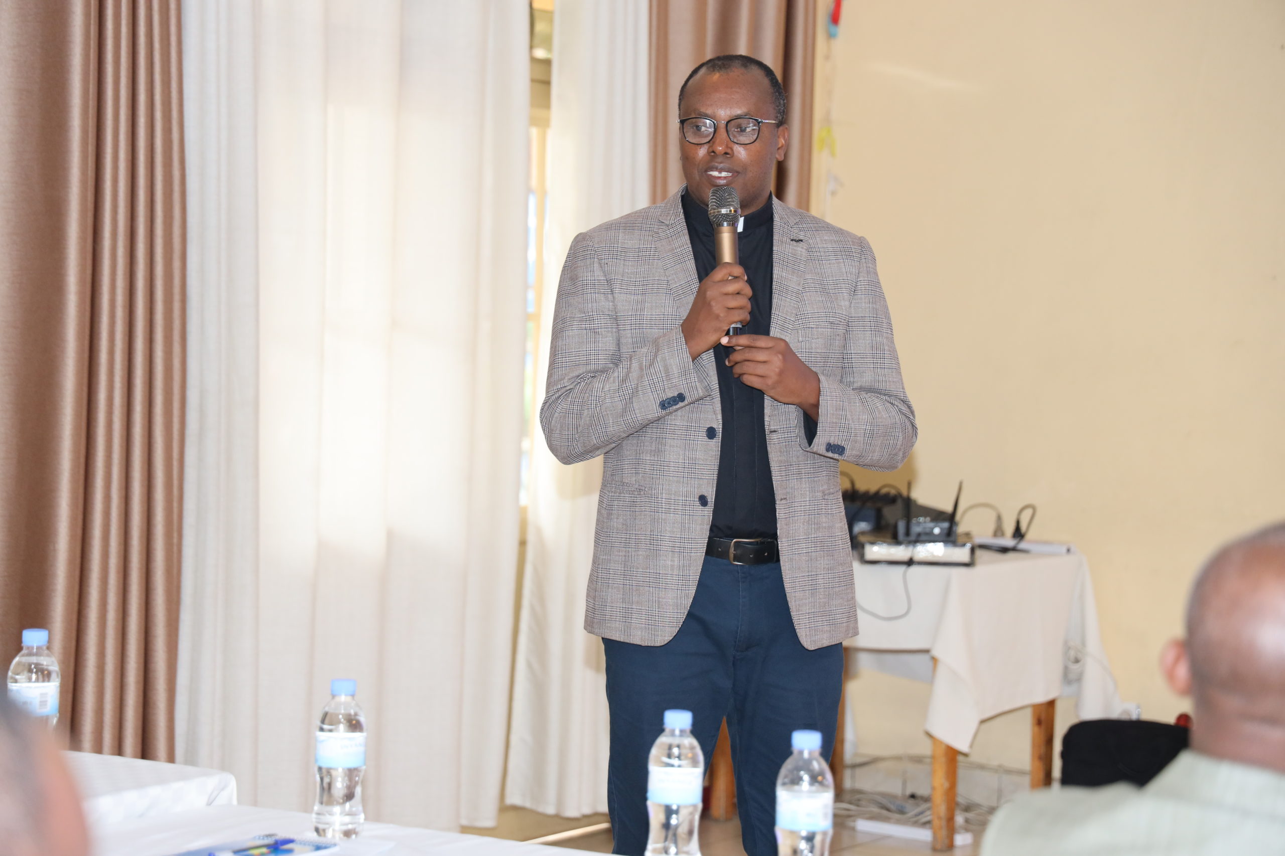 Father Oscar Kagimbura, Secretary General of Caritas Rwanda.