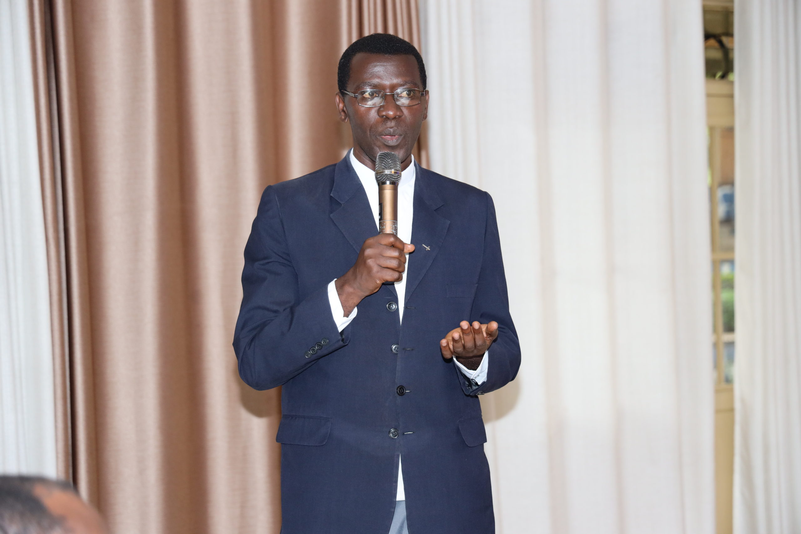 Father Narcisse Ngirimana, Director of Caritas Ruhengeri.