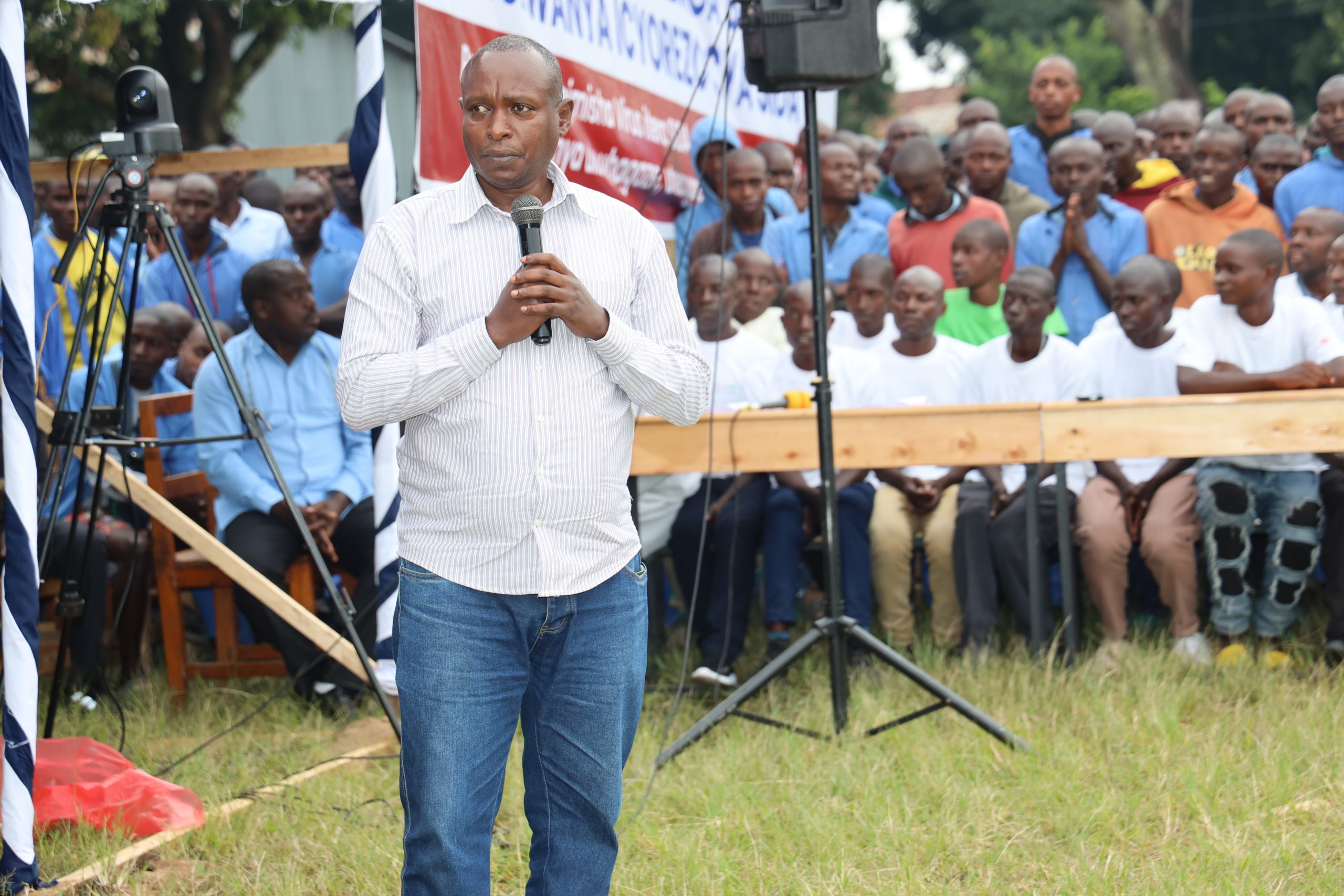 Dr Jean Damascène Nshimiyimana, Coordinator of Iwawa Rehabilitation Center.