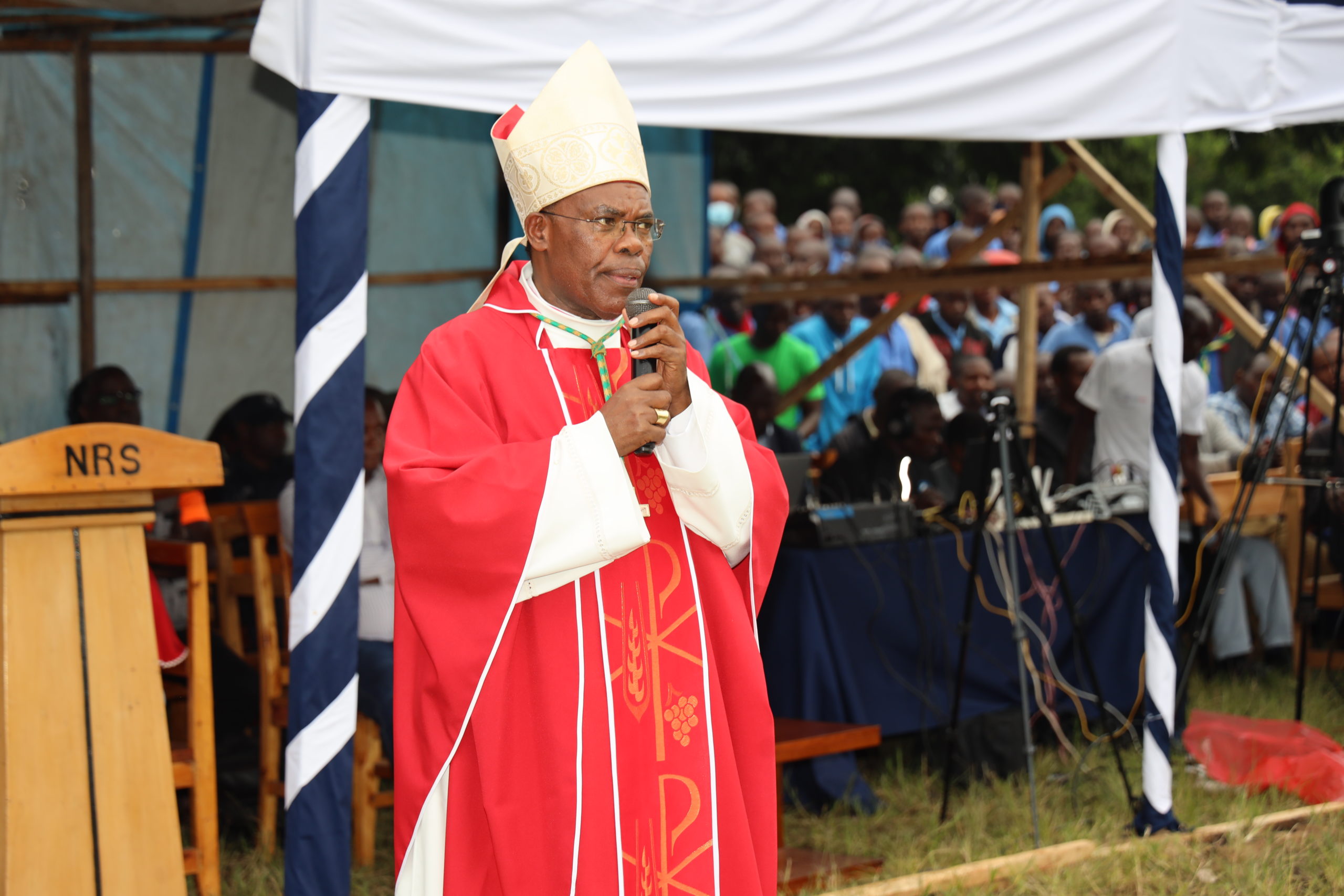 Bishop Anaclet Mwumvaneza.