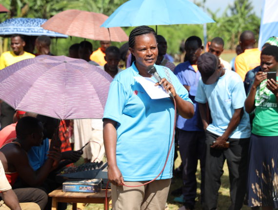 Naomy Mukagasana, the Gatsibo District employee in charge of Gender and Family Promotion.