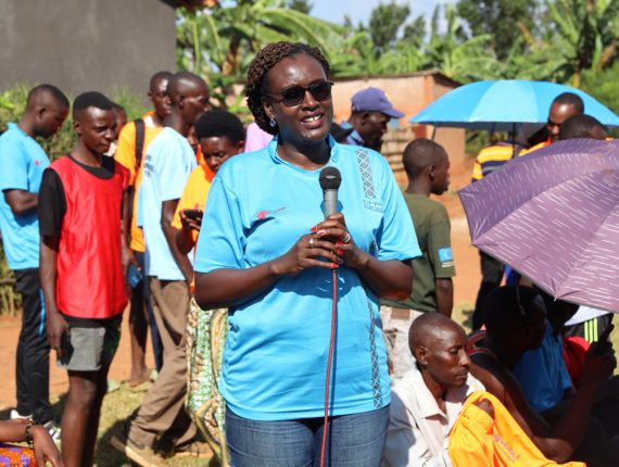 Christine Kayitesi, the ECD Project coordinator.