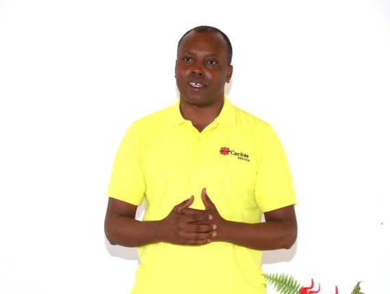 Father Oscar Kagimbura, the Secretary General of Caritas Rwanda.