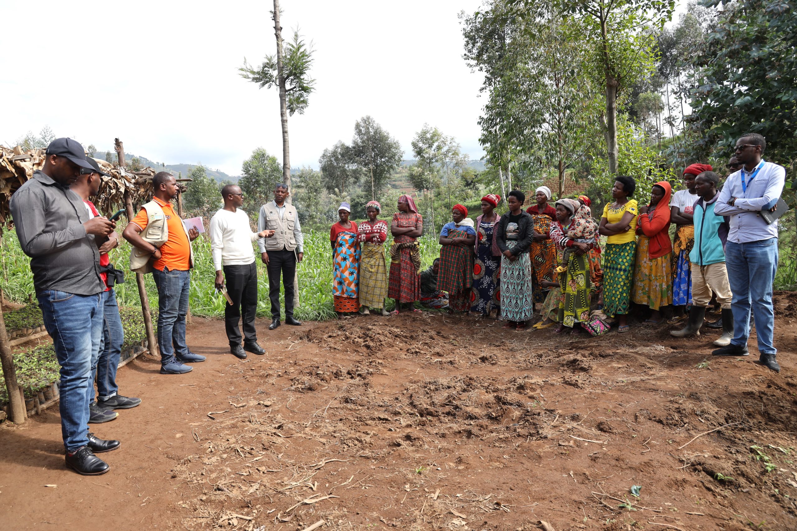 Exchange and learning visit organized by the diocesan Caritas and Caritas Rwanda for coordinators and Head of the Development department