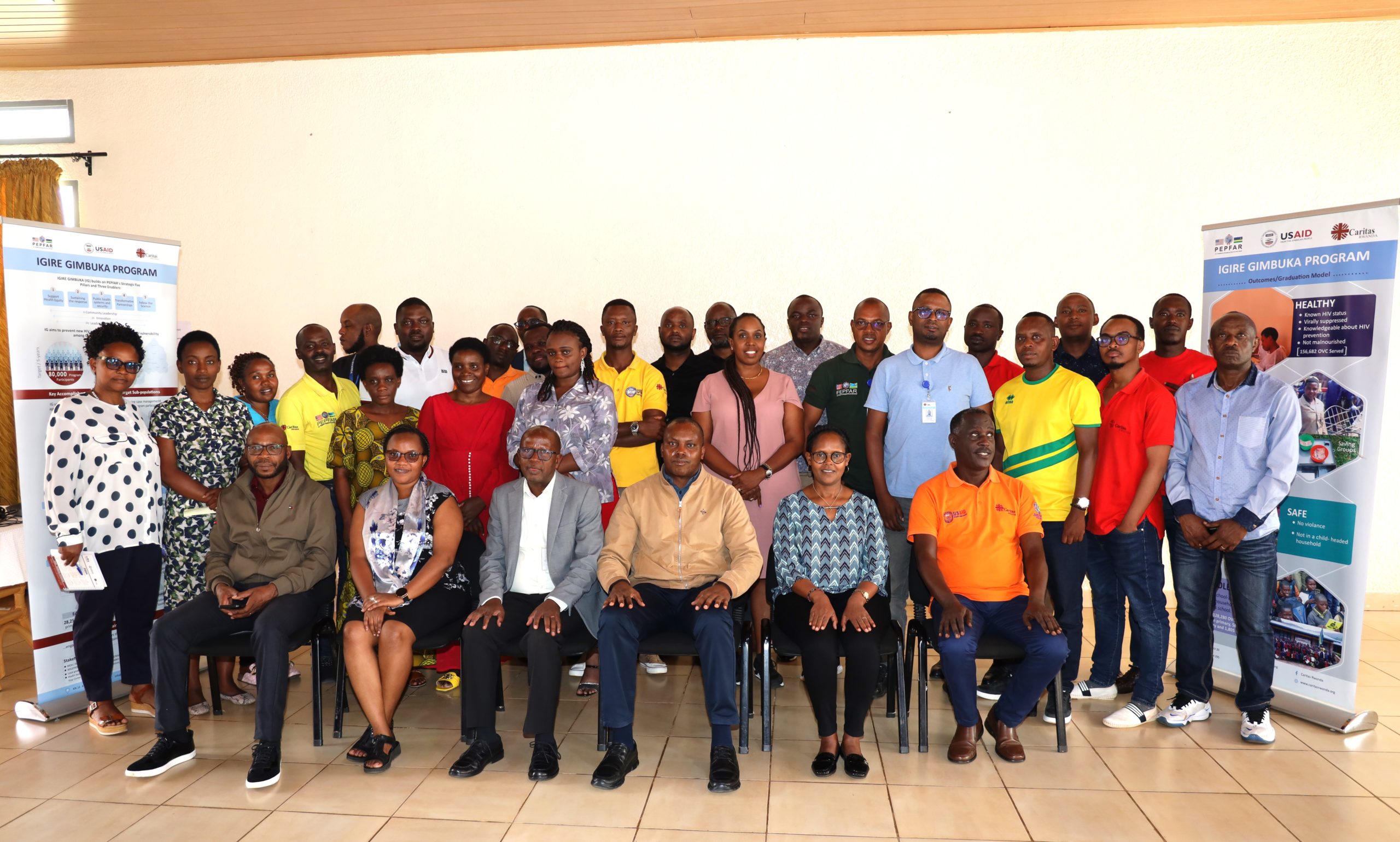 The Igire-Gimbuka program staff held a self-assessment meeting to improve their work