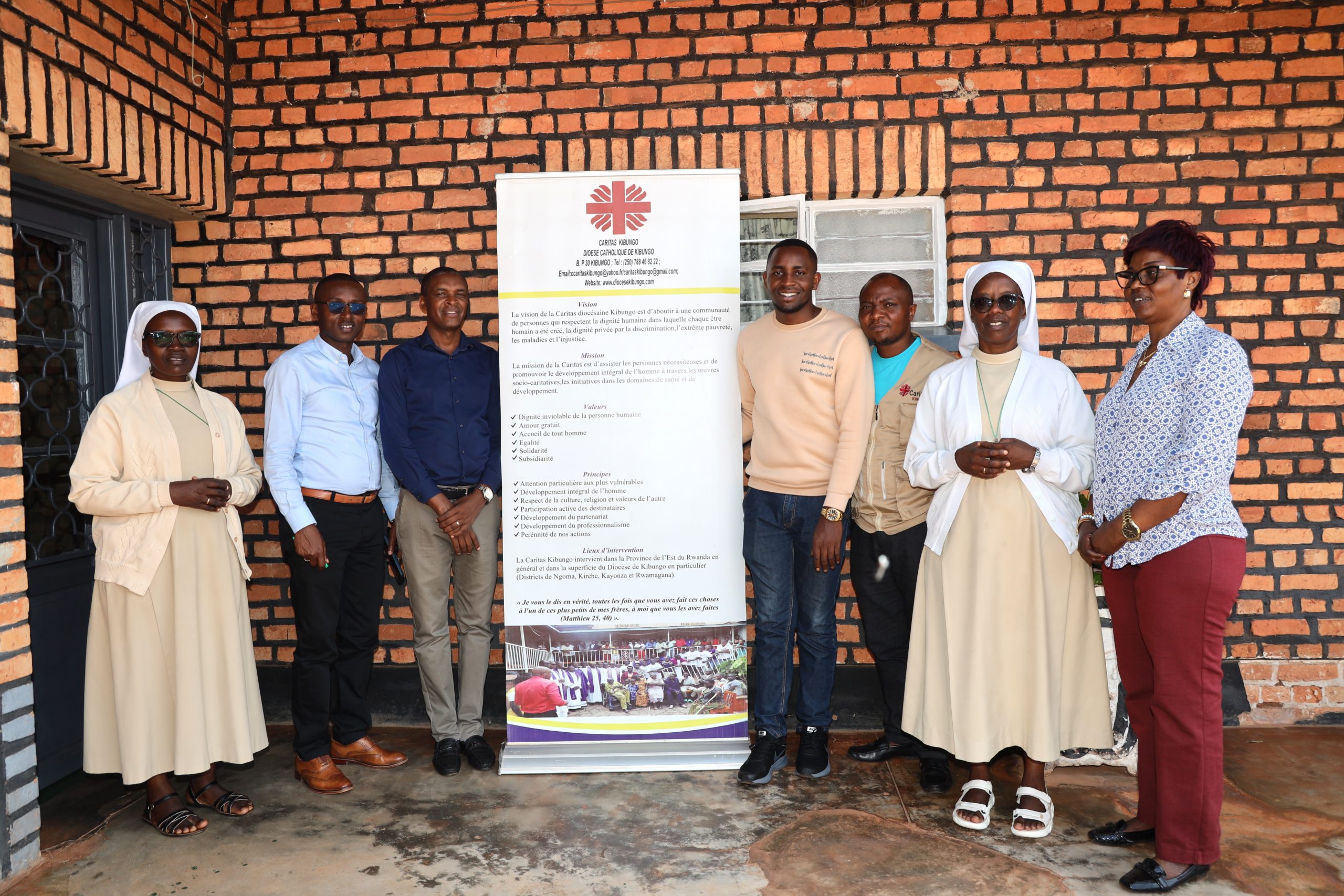 Collaborative meeting between Caritas Kibungo and Caritas Rwanda