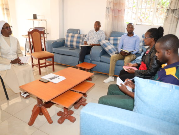 The meeting was an occasion for sharing ideas on Caritas Cyangugu activities.