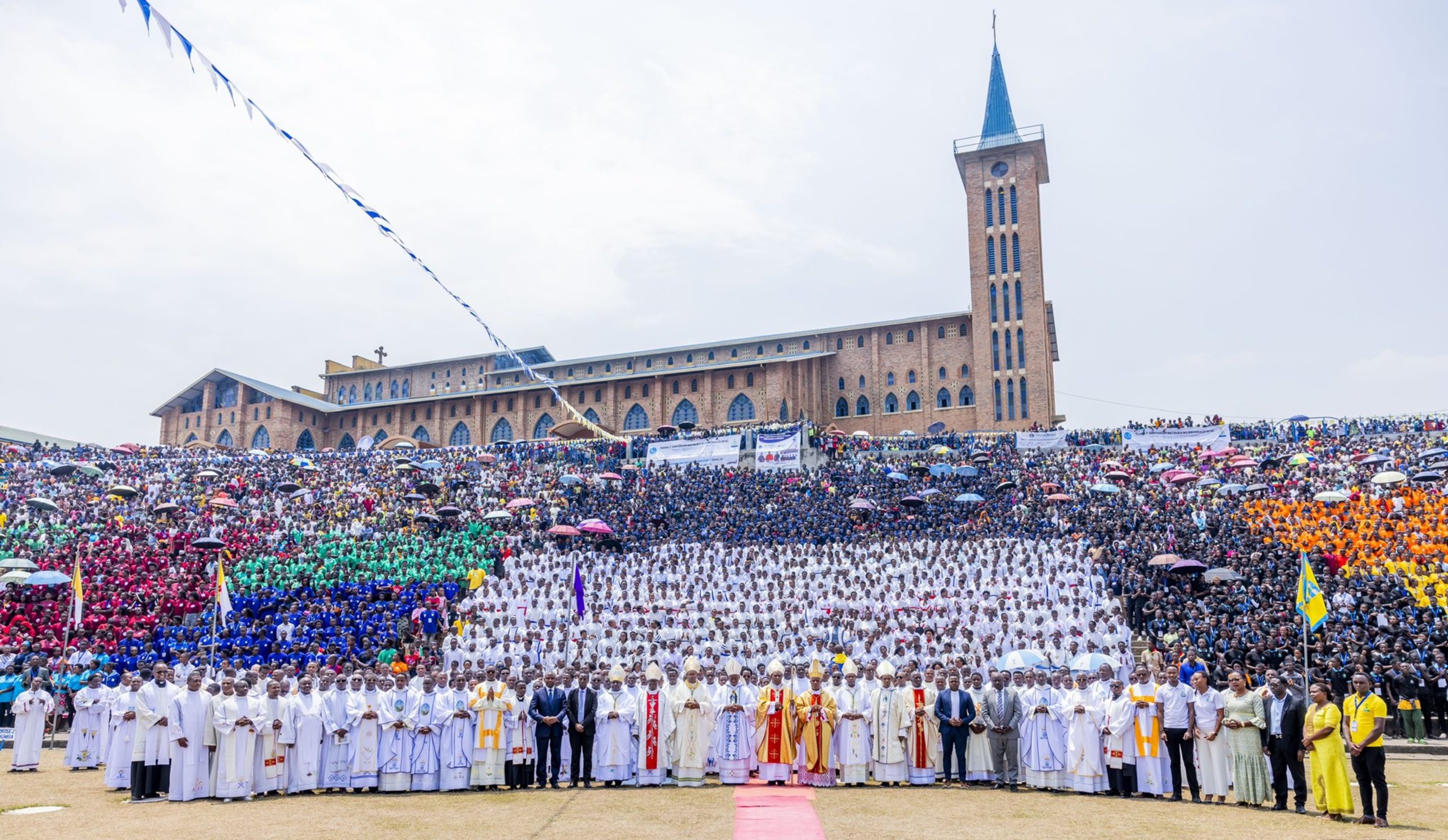 Caritas Rwanda participated in the 21st National Catholic Youth Forum and the youth Jubilee celebration
