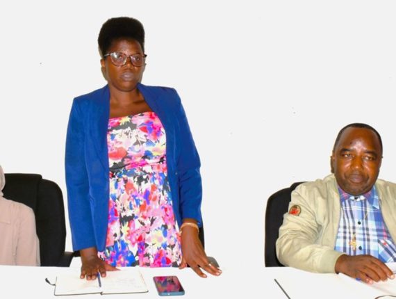 Pascasie Umuhoza, Karongi District Vice Mayor in charge of Social Affairs inaugurated the Tubeho Neza Aheza Project.