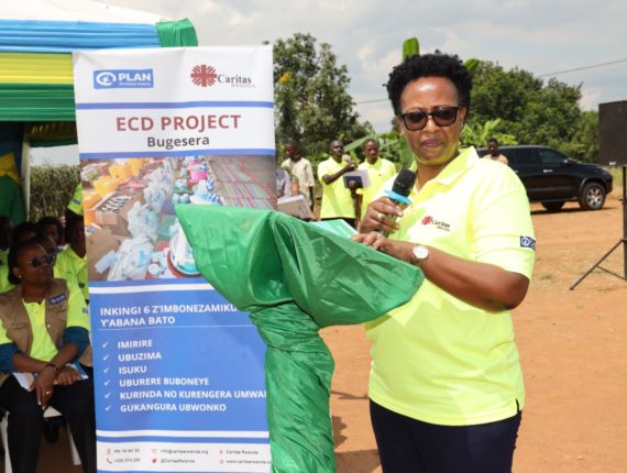 In her speech, Mrs. Assumpta Ingabire, the Director General of NCDA emphasized the importance of ECD caregivers and parents in enhancing the quality of home-based ECD services.