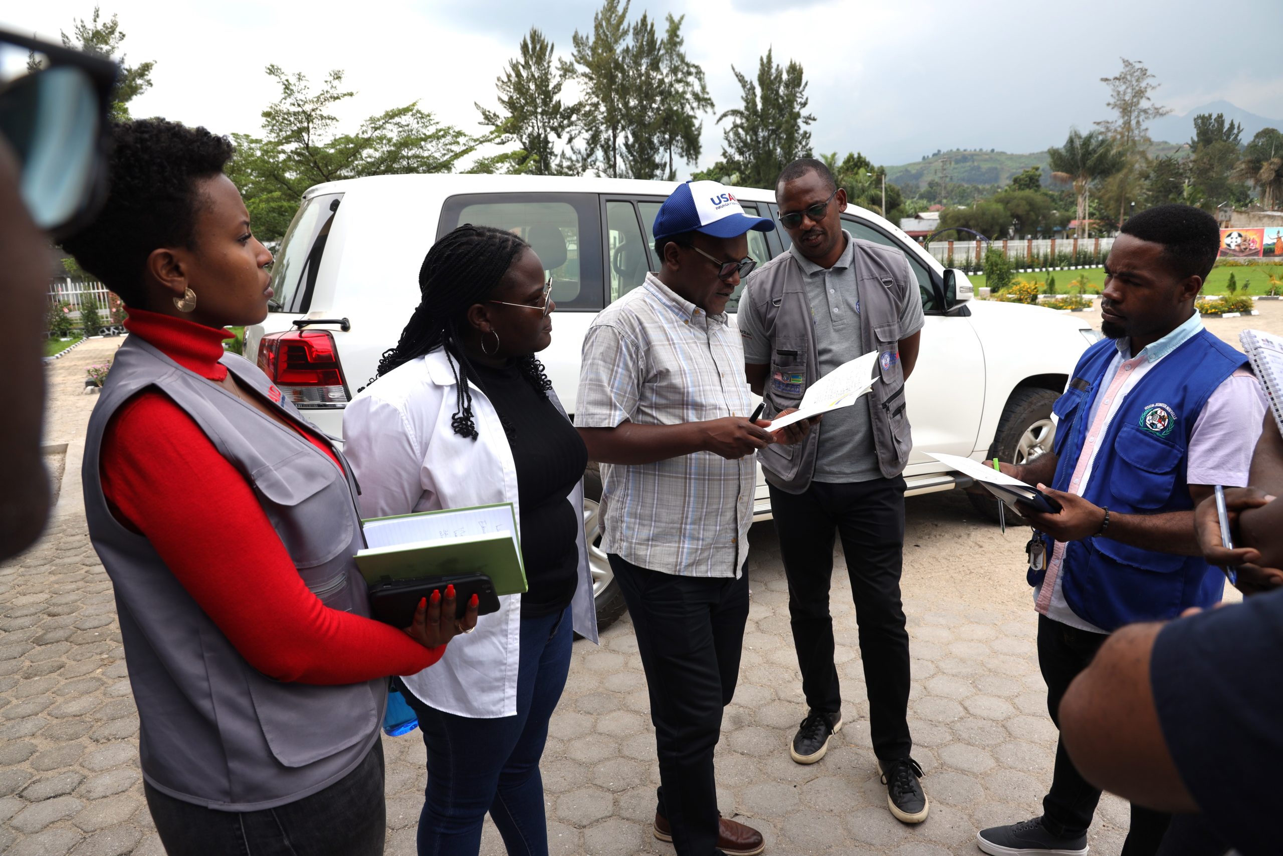 USAID Rwanda team conducted a site visit to the Igire-Gimbuka Program in Rubavu