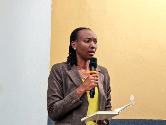 Acting Mayor Parfaite Uwera promised the partnership, in order to accomplish the project objectives.