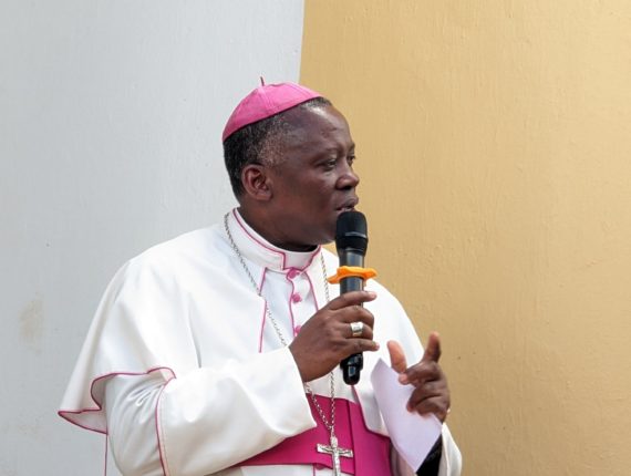 Bishop Papias Musengamana of Byumba Diocese urged the youth to take advantage of the Youth for Youth Project.