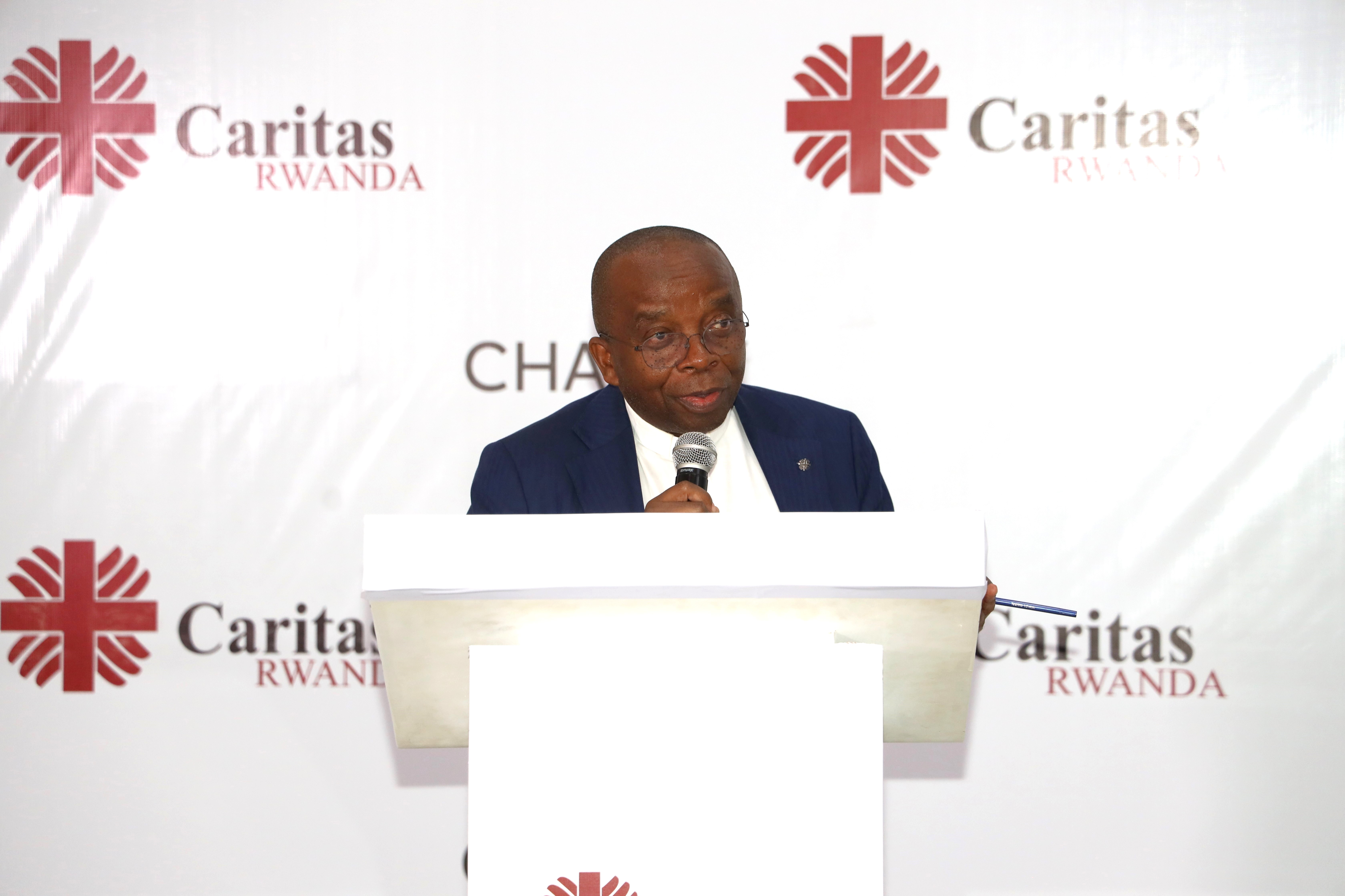 Monsignor Pierre Cibambo Ntakobajira, President of Caritas Africa.