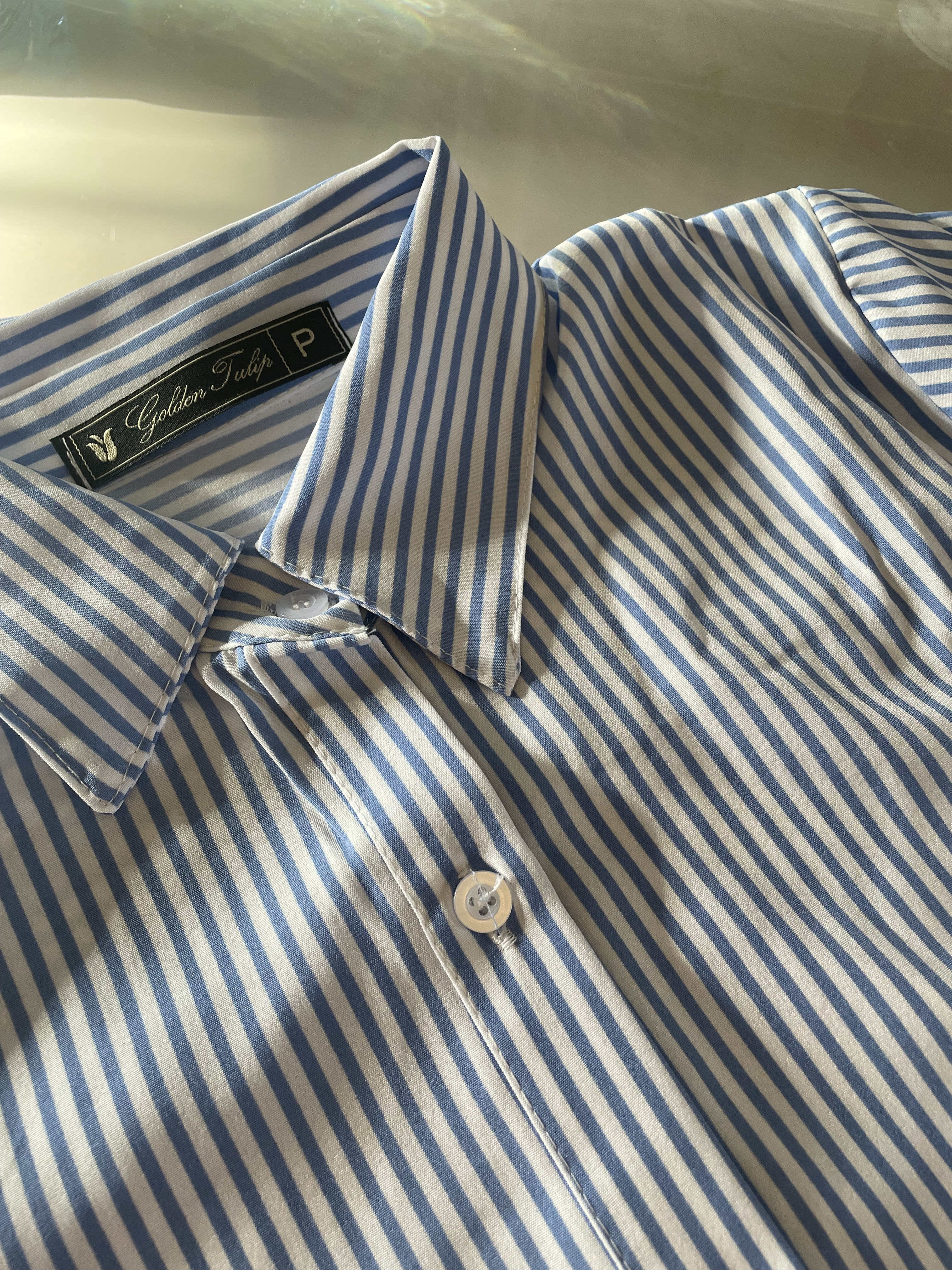 Camisa Office rayas verticales 