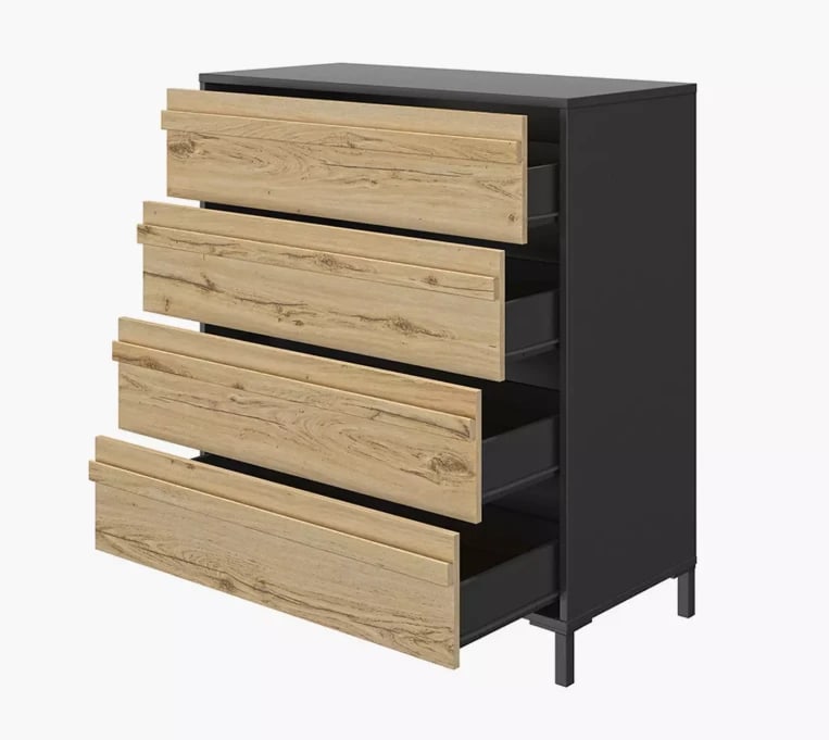 طقم غرفة نوم كوين 4 قطع –160×200 سم | تصميم أنيق وجودة عالية لغرفة نوم عصرية 3