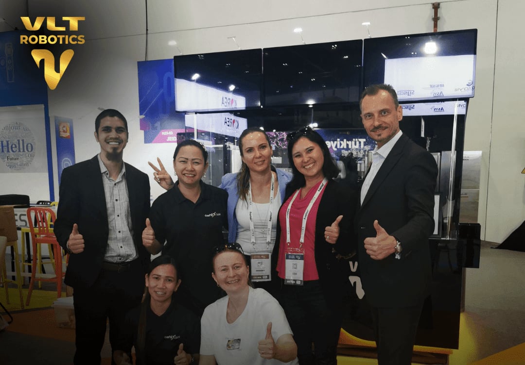 Experienced team at robotic Cafe