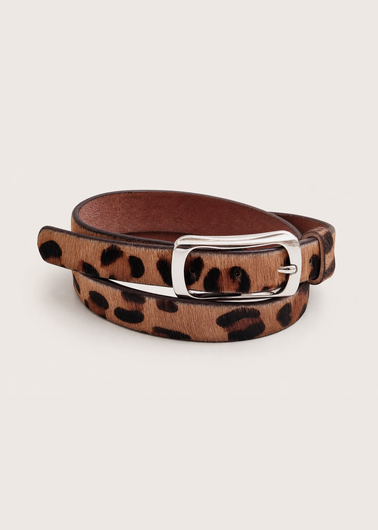 The Leopard Hairon Belt view 1