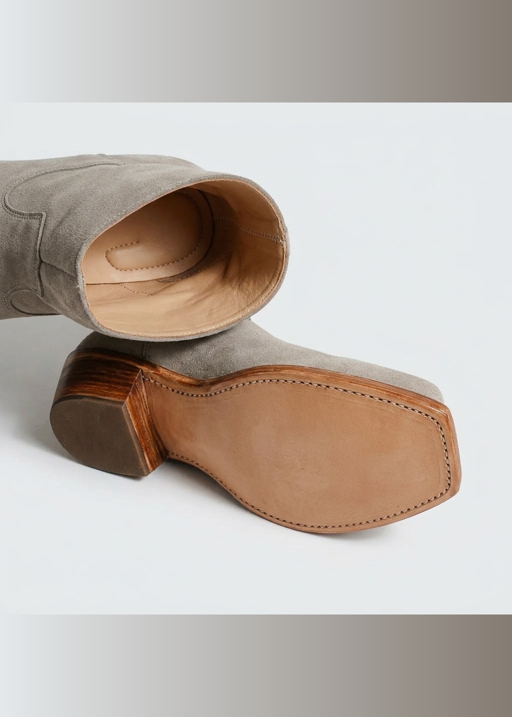 The Sonora Suede Western Boot view 3