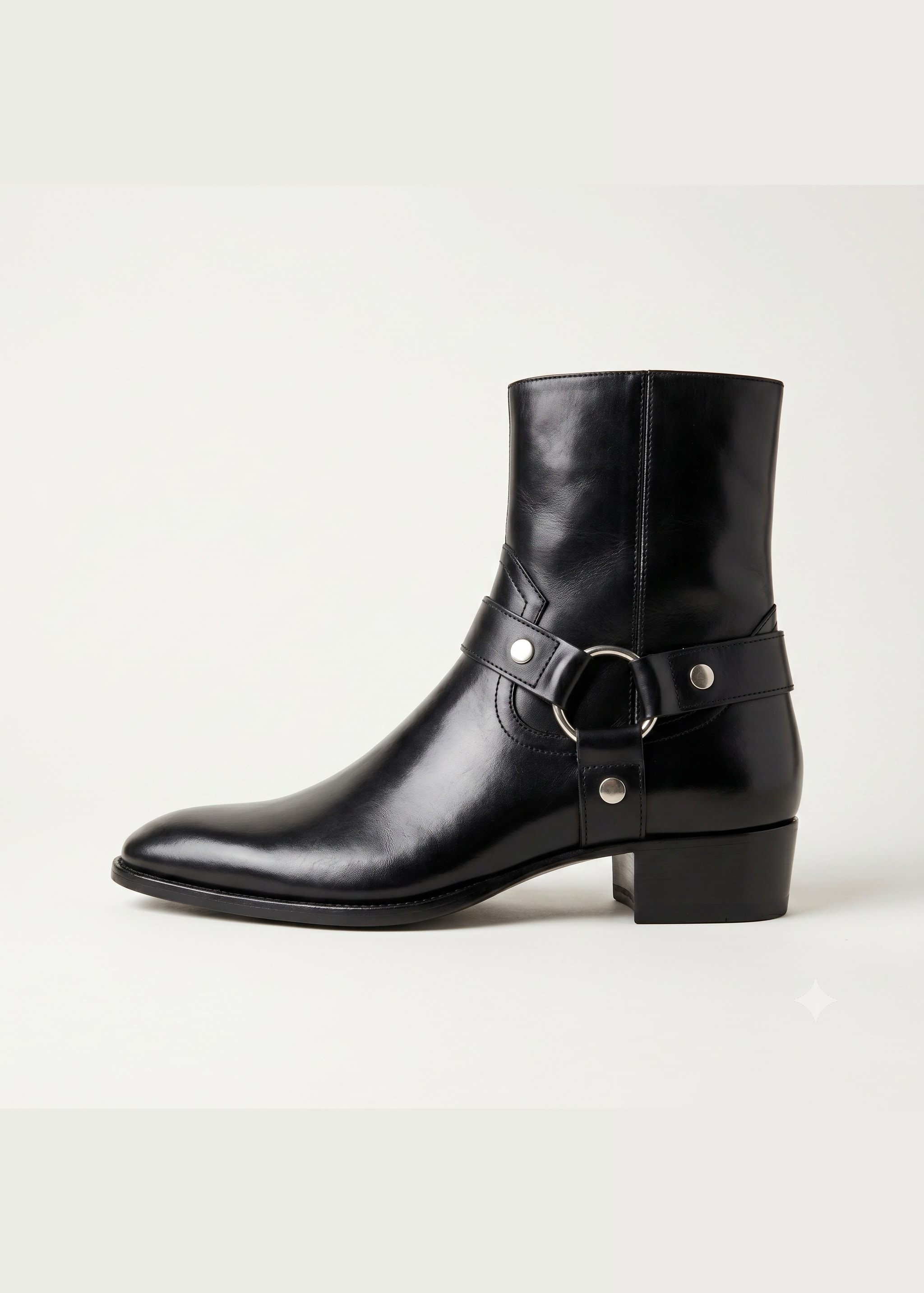 The Nomad Sleek Leather Harness Boot view 1
