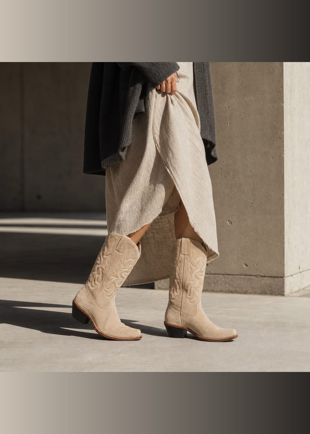 The Mojave Suede Cowboy Boot view 5