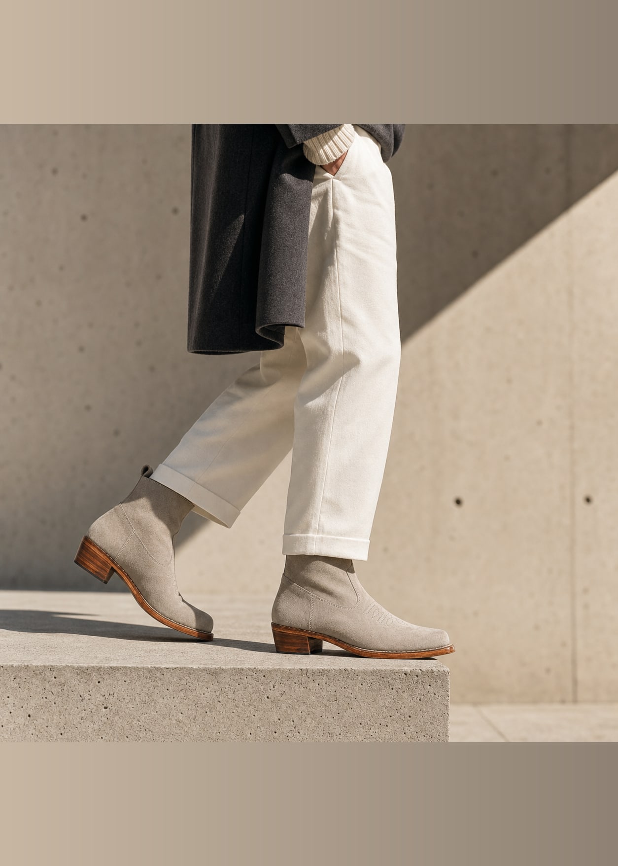 The Sonora Suede Western Boot view 5